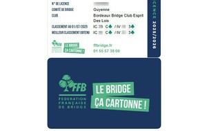 La carte licencié
