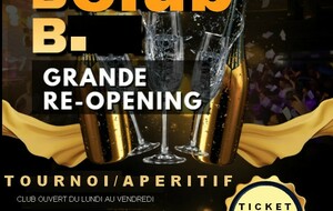 Réouverture du Club après vacances + Apéritif convivial
