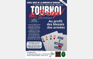 Tournoi caritatif au profit des blessés des Armées
