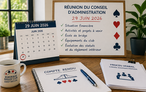 Réunion du Conseil d'Administration