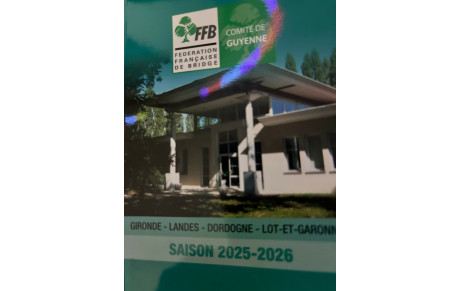 Agenda saison 2025-2026 du Comité de Guyenne