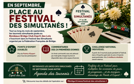 Septembre 2026 et les Simultanés